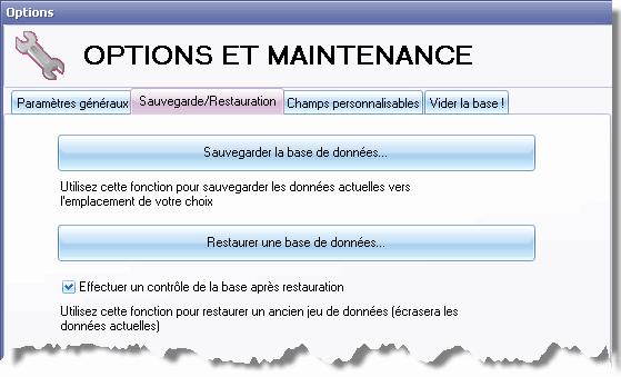 Sauvegarde restauration de votre cave