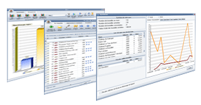 Ecran principal du logiciel de gestion de cave à vin La cave du sommelier, essai gratuit 30 jours